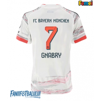 Bayern Munich Serge Gnabry #7 Tricou Fotbal Replică 2025-26 Femei Deplasare